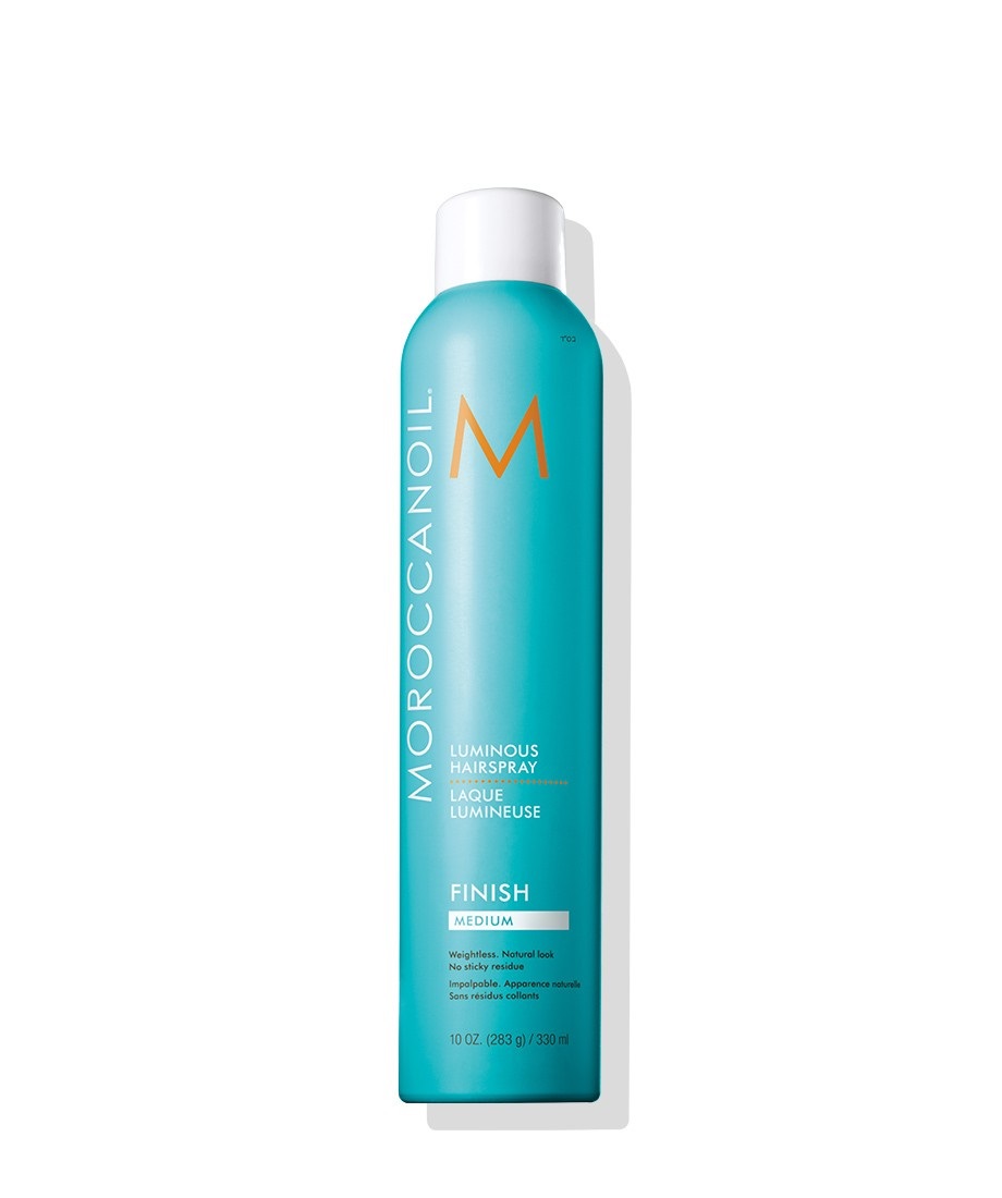 Moroccanoil Finish Luminous Hairspray Medium - Lacca per capelli nutriente con olio di Argan, 330 ml