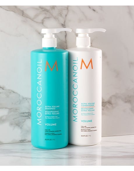 Moroccanoil Shampoo Volume Extra 1000 ml per Capelli Fini e Senza Volume