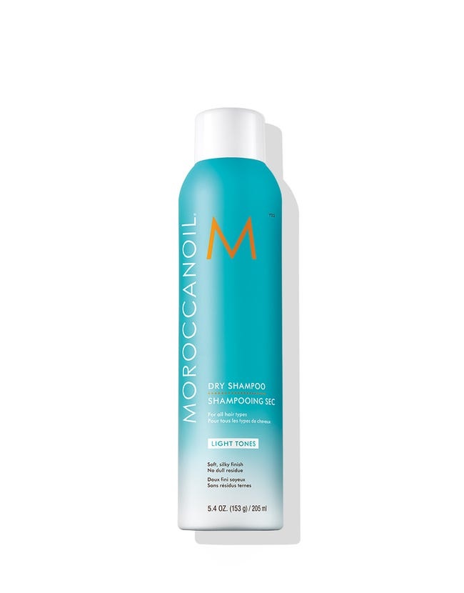 Moroccanoil Dry Shampoo Light Tones 205 ml - Shampoo secco per capelli chiari, rinfresca l'acconciatura e assorbe il sebo