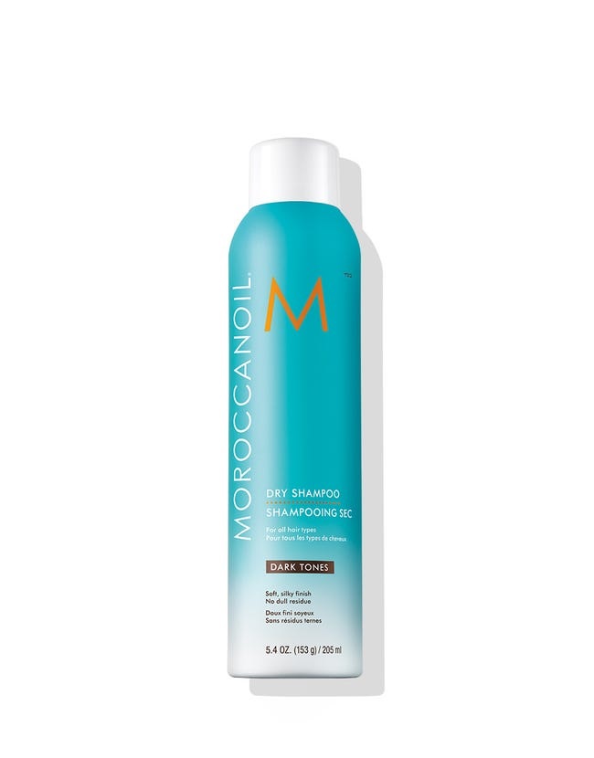 Moroccanoil Dry Shampoo Dark Tones 205 ml - Shampoo Secco per Capelli Scuri, Assorbe il Sebo e Garantisce un Look Perfetto
