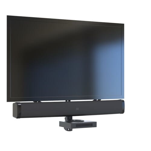 Barkan Supporto Universale per Soundbar e Ripiano A/V - Montaggio sopra/sotto TV, 13-80 pollici, Capacità fino a 6,5 kg