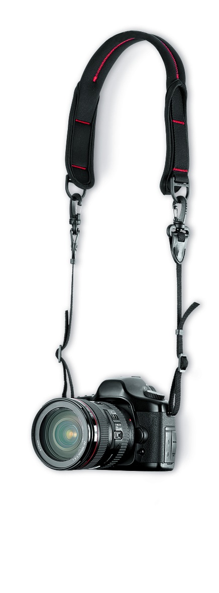 Manfrotto MB PL-C-STRAP Tracolla Pro-Light per Fotocamera Reflex, Mirrorless e DSLR - Nero/Antracite, Resistente all'Acqua, Comoda e Pratica