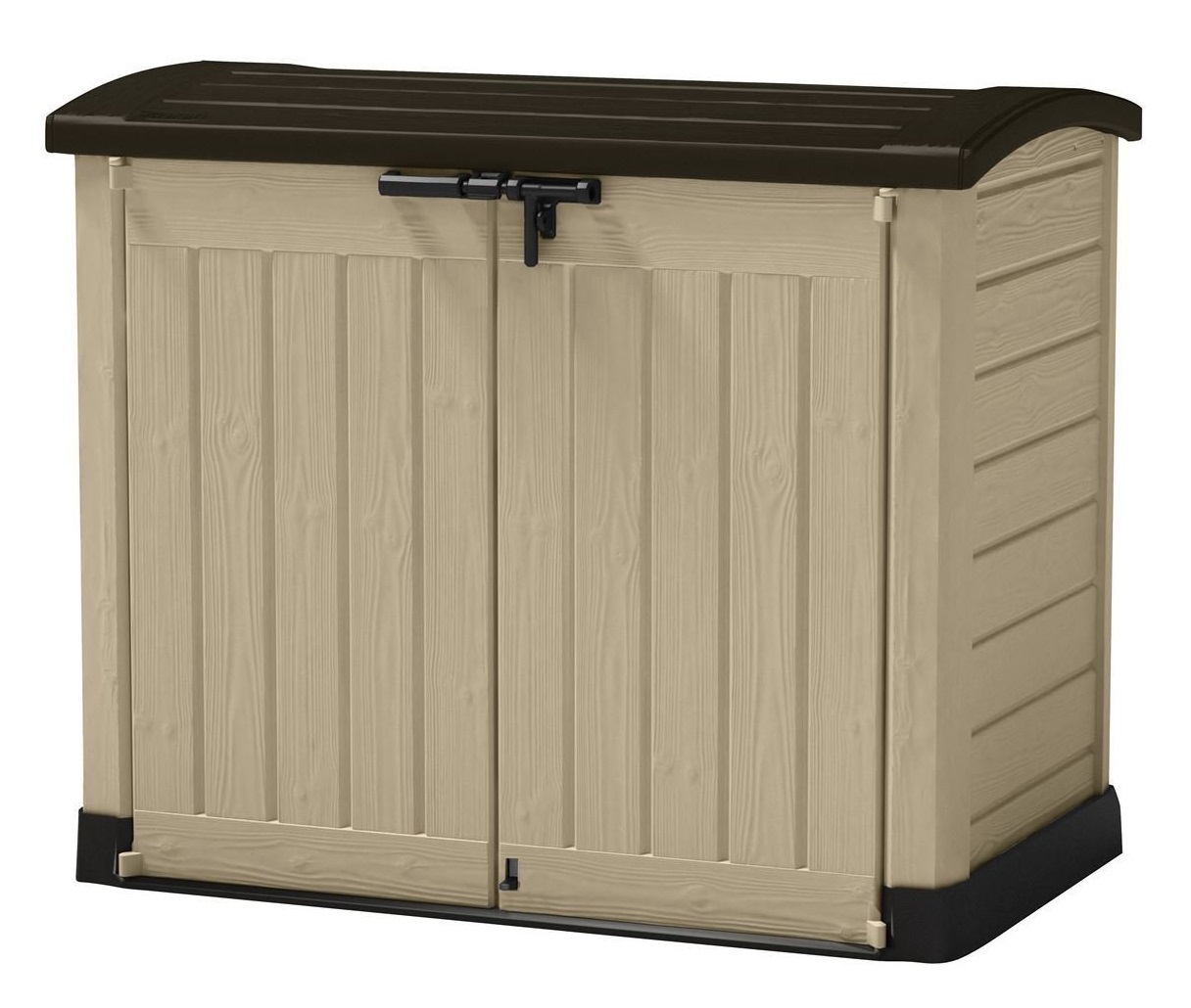 Keter Store-It-Out Arc - Box Porta Attrezzi da Esterno in Polipropilene Beige, 1200L, 146x82x120h cm