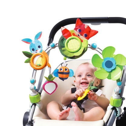 Tiny Love Sunny Stroll Meadow Days - Arco da Passeggino Flessibile con Attività Multiple e Sole Frusciante