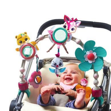 Tiny Love Sunny Stroll Arco Gioco Passeggino, Culla, Ovetto - Collezione Tiny Princess Tales, Gioco Educativo, 0 Mesi, Flessibile e Regolabile