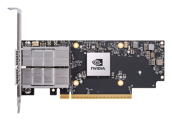 Nvidia ConnectX-7 - Adattatore di rete PCIe 5.0 x16 - 400Gb Ethernet / 400Gb InfiniBand OSFP x 1