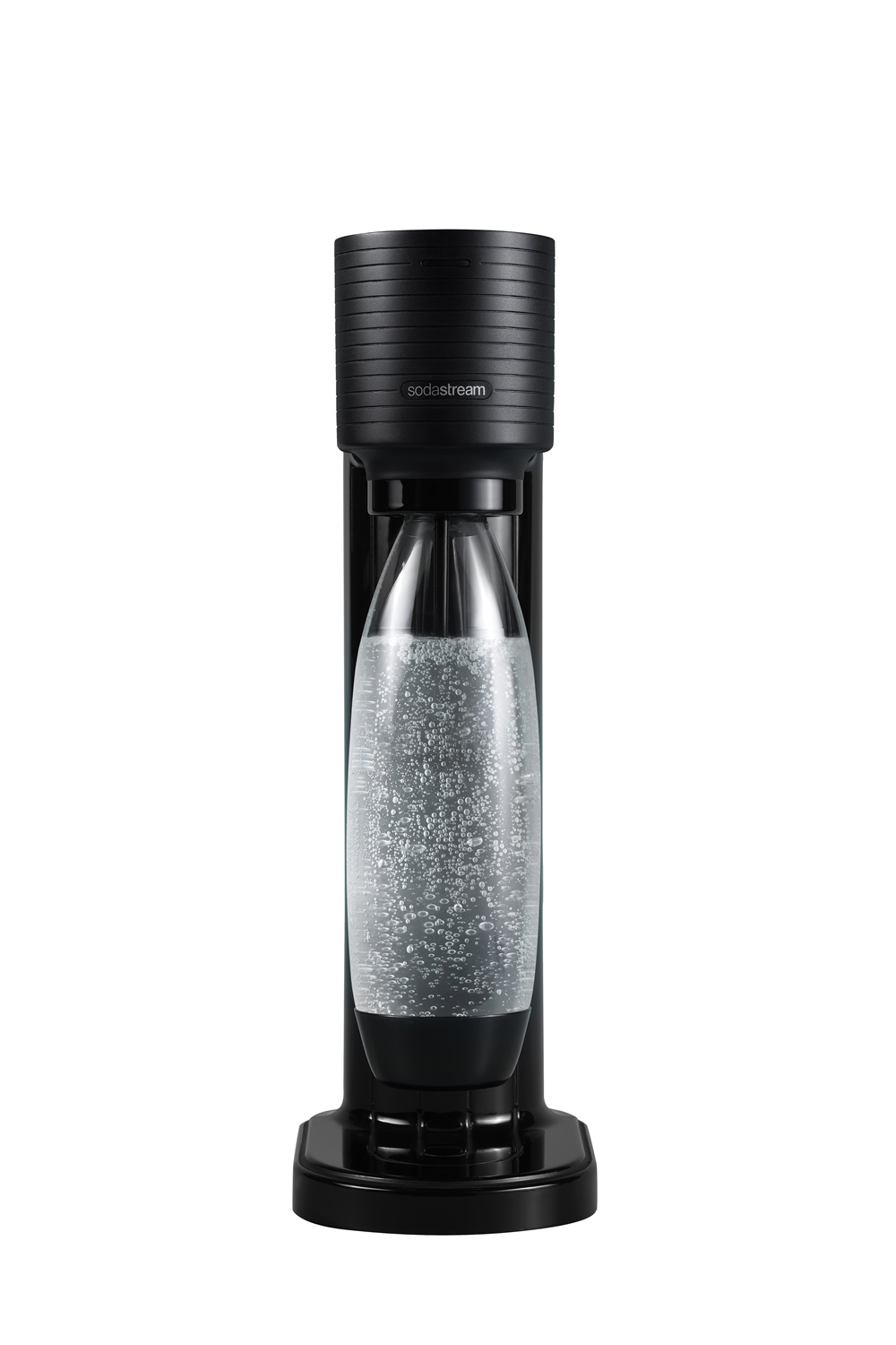 SodaStream Gaia Gasatore d'Acqua Nero | Include Bottiglia da 1L e Cilindro CO2 425gr | Design Compatto e Facile da Usare