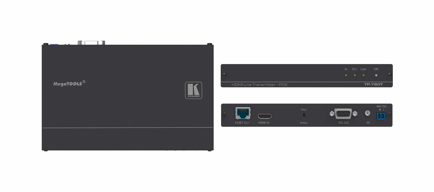 Kramer Electronics TP-780T Trasmettitore AV Cablato HDMI 4K Nero