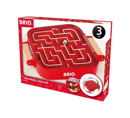 BRIO Labirinto Manovrabile - Gioco Intelligente Portatile per Bambini