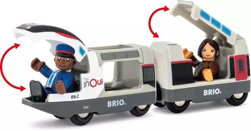 BRIO 36087 Treno ad Alta Velocità TGV - Giocattolo per Bambini