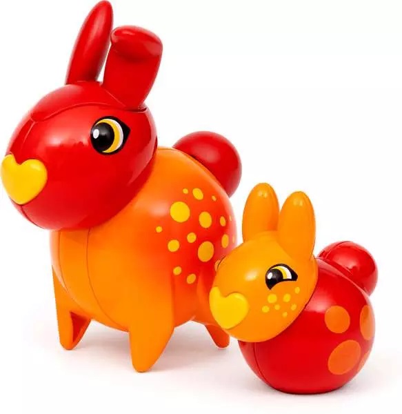 BRIO Zinnia e Peach - Personaggi Colorati per Bambini 3 Anni, Giocattolo Stimolante per la Fantasia