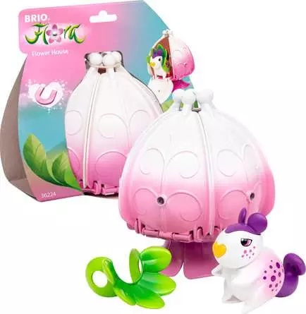 BRIO Flora Poppy - Casa in Fiore Giocattolo per Bambini 3 Anni con Personaggio e Costume Floreale