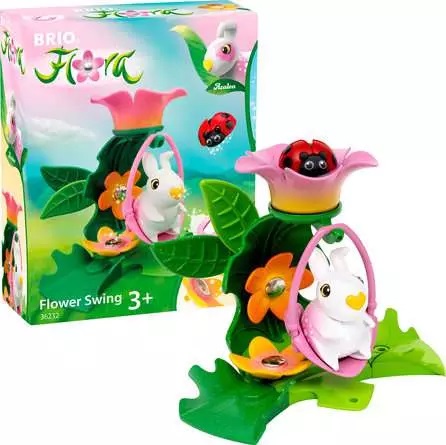 BRIO Flora Altalena Floreale di Azalea - Giocattolo per Bambini 3 Anni, Set di Gioco da 11 Pezzi per Stimolare la Fantasia