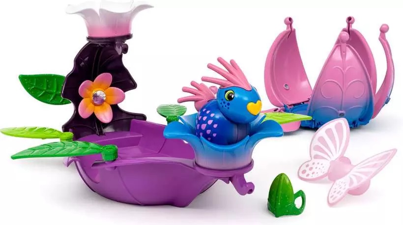 BRIO Barca a Foglia di Lily - Giocattolo per Bambini 3 Anni, Set di Gioco da 13 Pezzi con Personaggio e Casa in Fiore