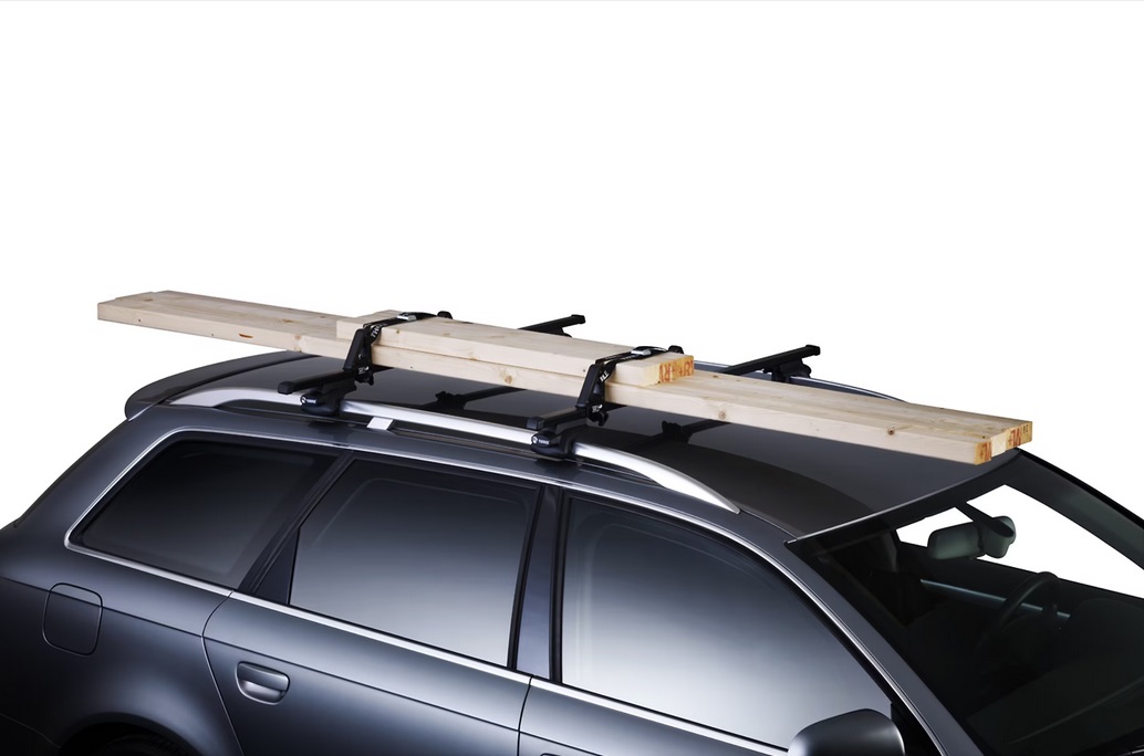 Thule 503 Set 4 Fermacarichi Altezza 9 cm - Accessorio per Barra Portatutto da Tetto con Sicurezza Ottimale