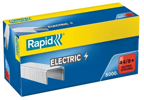 Rapid 44/8 - Scatola da 5000 punti in acciaio zincato, Special Electric, per cucire fino a 50 fogli