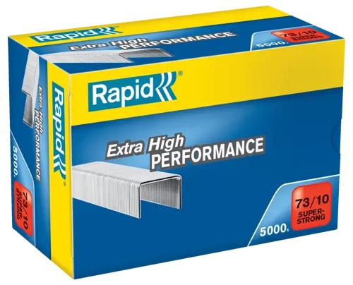 Rapid Punti Super Strong 73/10 in Acciaio Zincato - Conf. da 5000 Punti per Cucitrice HD31