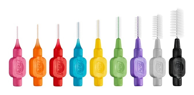 TePe - Spazzole Interdentali Originali, 1,1 mm, 25 Pezzi, Colore Viola, Filo Delicato per Denti e Gengive Sensibili