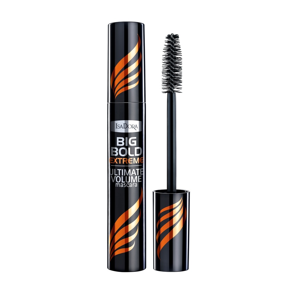 IsaDora Big Bold Extreme Mascara Ultimate Volume 14ml - Nero, Volume Estremo e Ciglia Piene