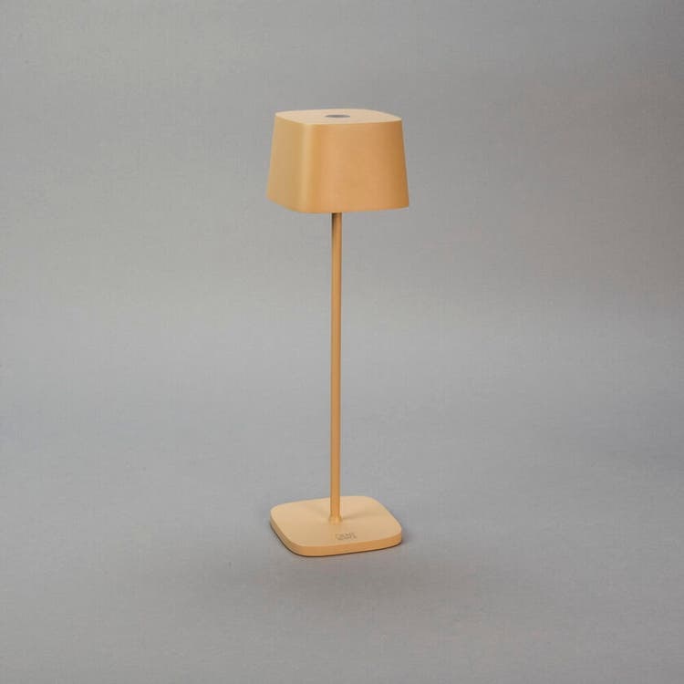 Konstsmide Lampada da Tavolo a LED Capri Ricaricabile USB, Colore Sabbia, Dimmerabile, per Interni ed Esterni, IP 54