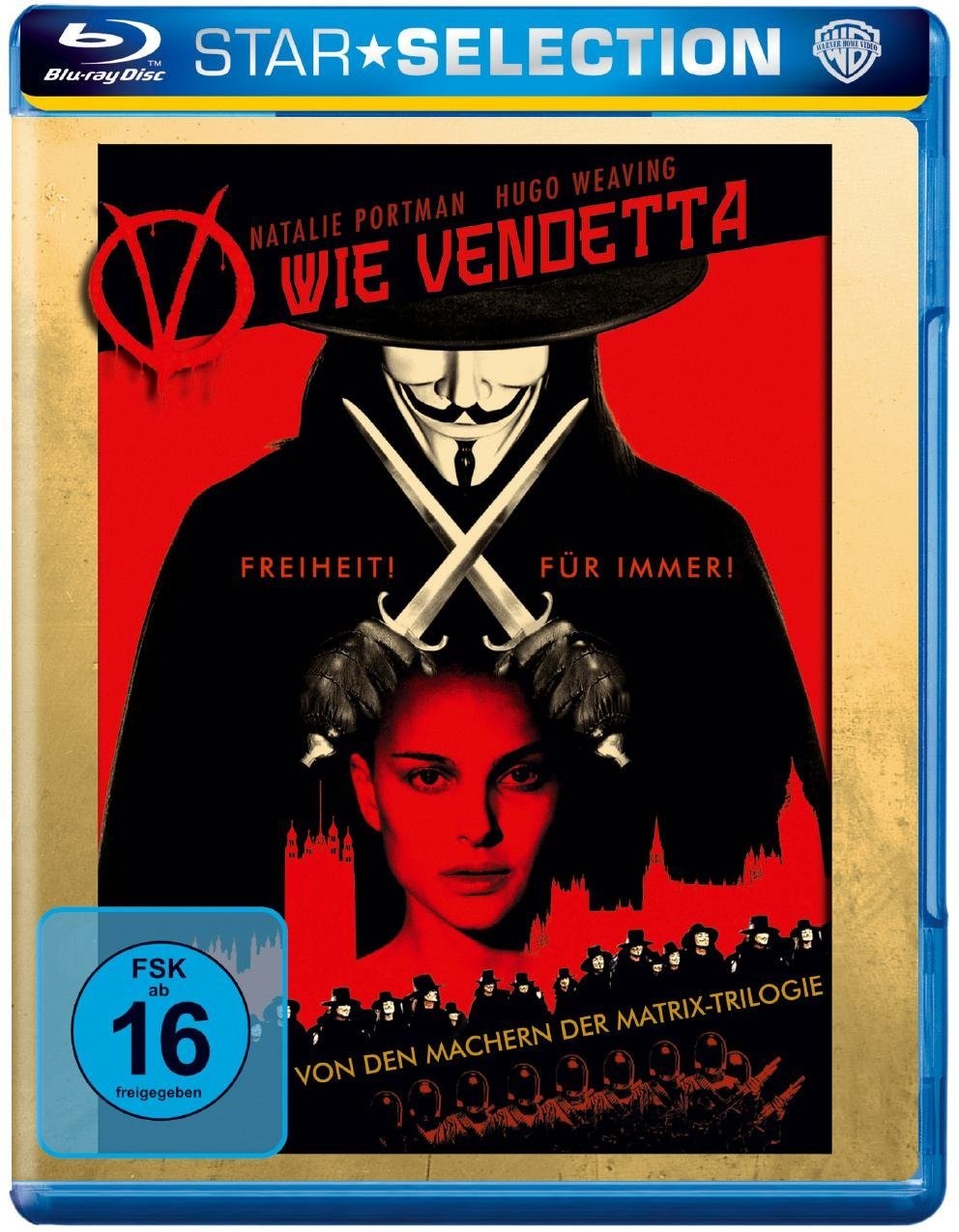 Warner Bros (Universal Pictures) V wie Vendetta Blu-ray - Con Natalie Portman, Hugo Weaving, Stephen Rea e Stephen Fry