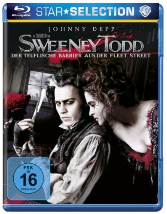 Warner Bros (Universal Pictures) Sweeney Todd - Der teuflische Barbier aus der Fleet Street (Blu-ray) - Tedesco, Inglese, Spagnolo, Francese, Italiano - Valutazione: R