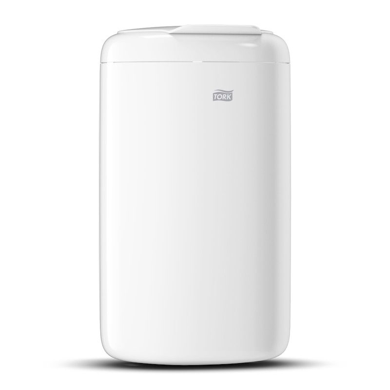 Tork 564000 Cestino Mini per Spazzatura da 5 Litri in Plastica, Elevation Design, Colore Bianco