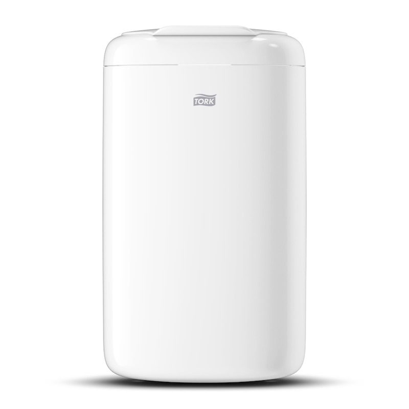 Tork 564000 Cestino Mini per Spazzatura da 5 Litri in Plastica, Elevation Design, Colore Bianco