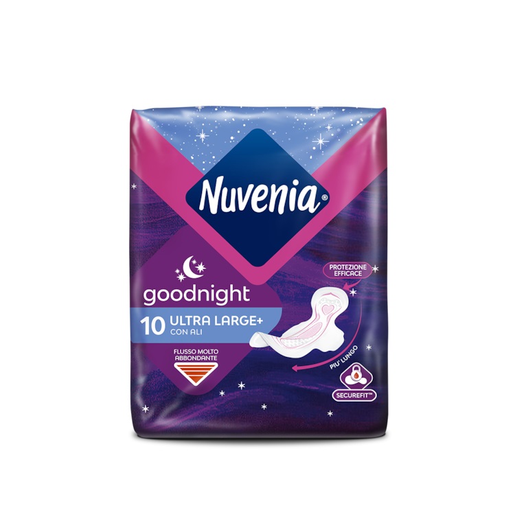 Nuvenia Ultra Notte con ali Large+ 10 Pz