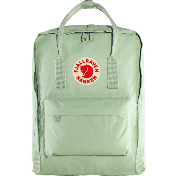 Fjällräven Kånken Zaino Unisex in Vinylon - Colori Warm Yellow e Mint Green, Taglia Unica