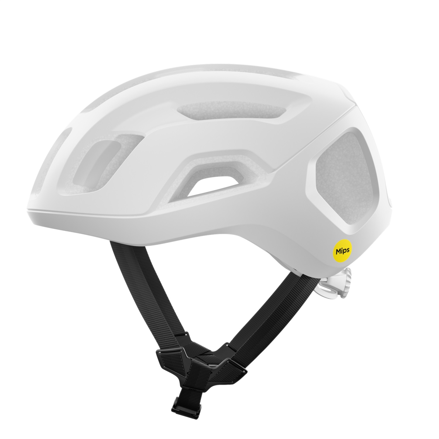 POC Ventral Air MIPS Casco Unisex Adulto Hydrogen White Matt S (50-56cm) - Ottimizzato per il Ciclismo su Strada con Raffreddamento Eccezionale