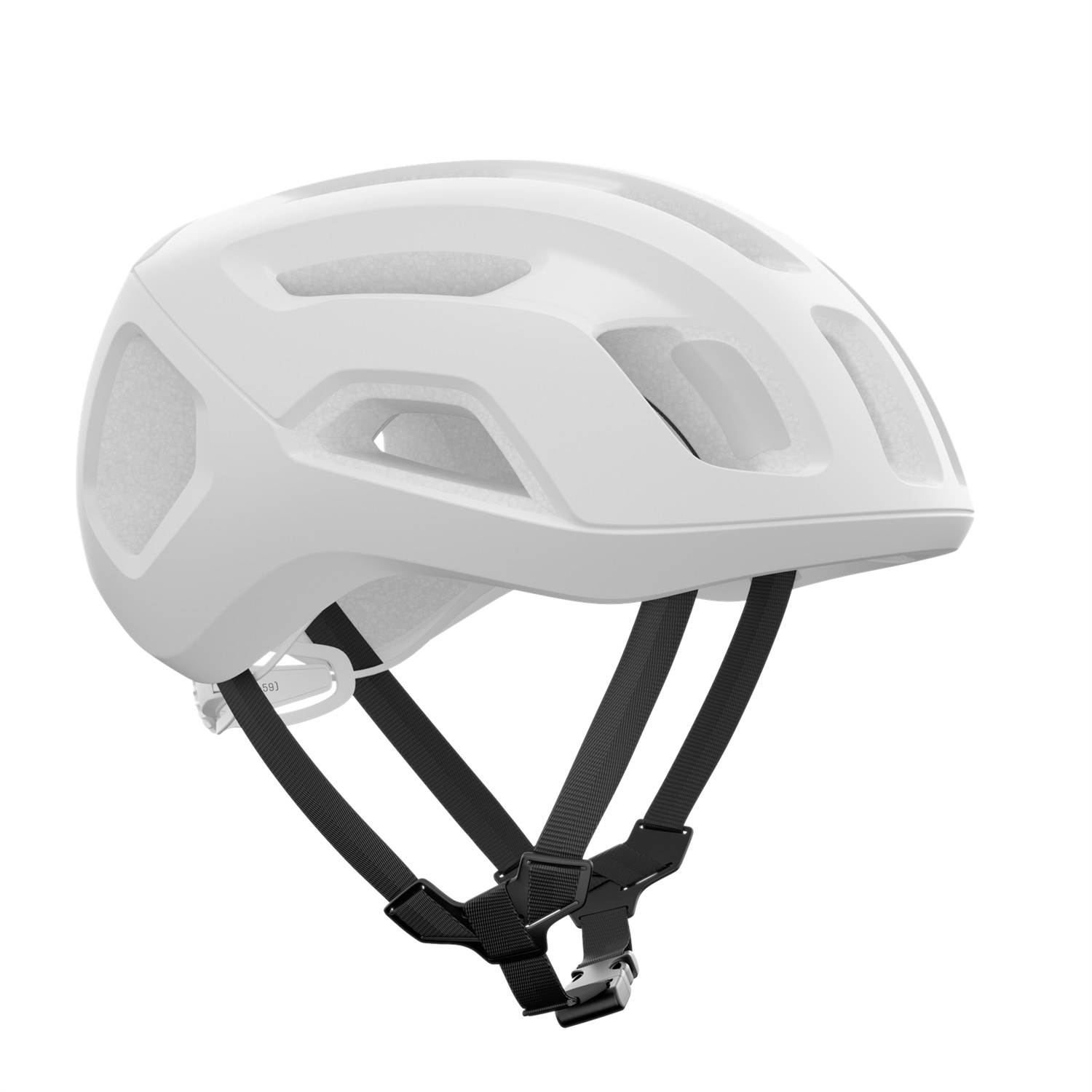 POC Ventral Air MIPS Casco Unisex Adulto Hydrogen White Matt S (50-56cm) - Ottimizzato per il Ciclismo su Strada con Raffreddamento Eccezionale