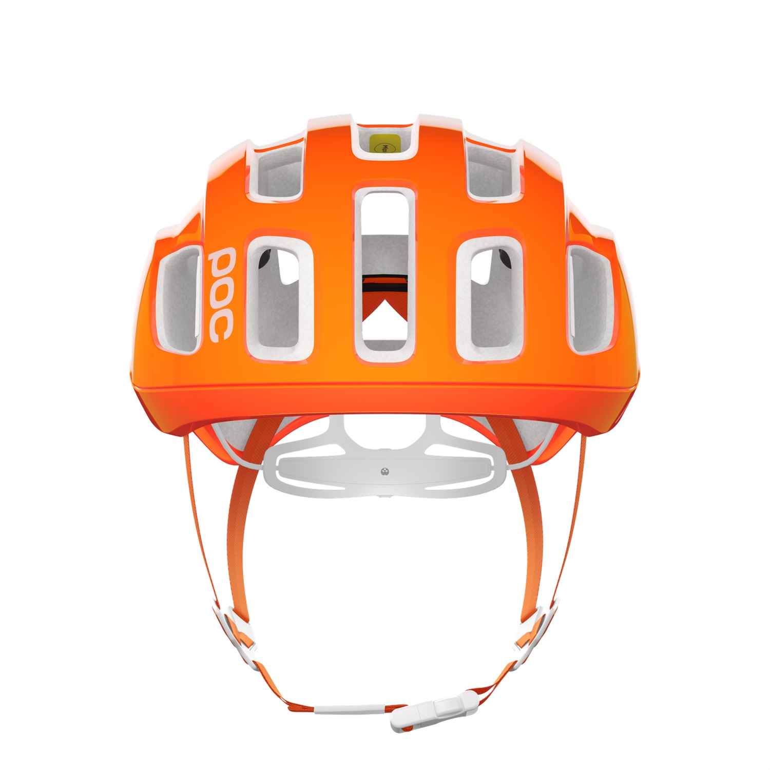 Poc Casco Bici Ventral Air WF MIPS - Fluorescent Orange Matt per Uomo e Donna