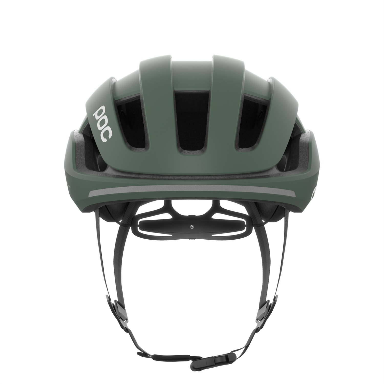 POC Omne Beacon MIPS Casco da Ciclismo Bianco e Arancione con Luce LED Integrata