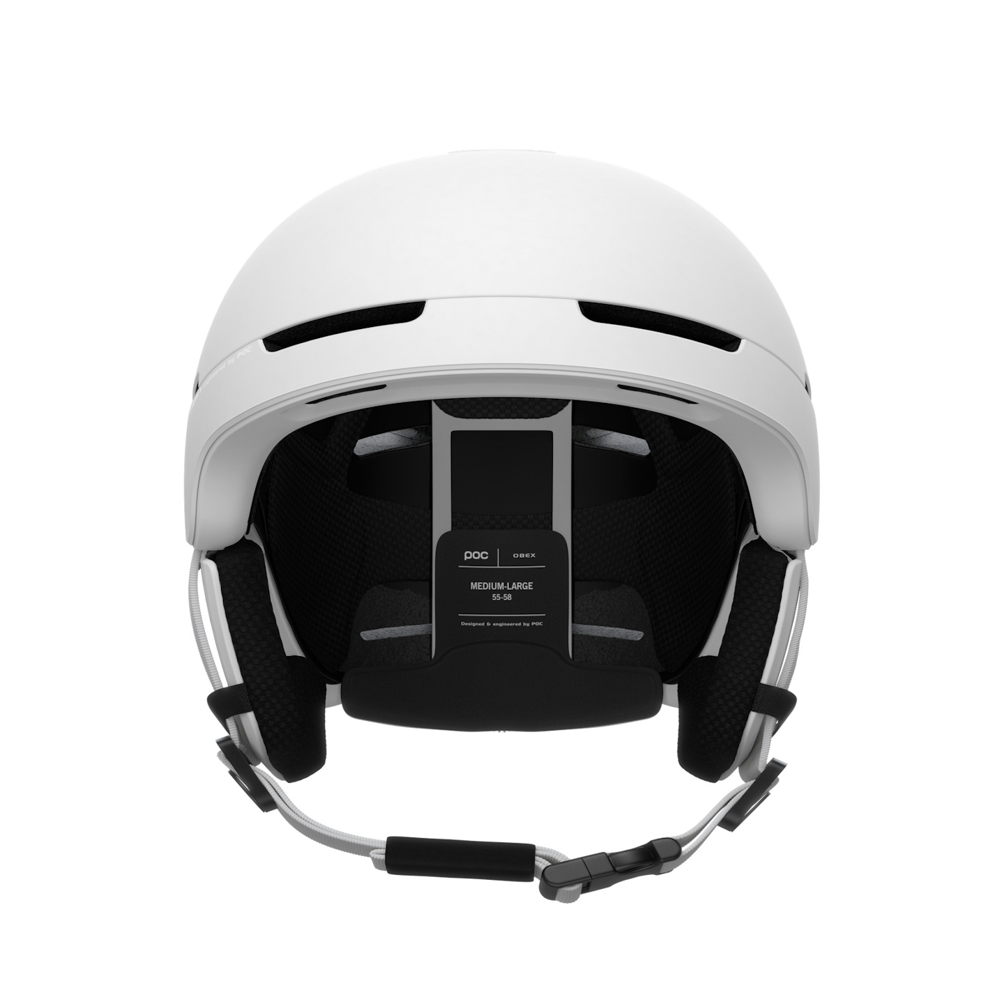 POC Obex BC MIPS Casco da Sci Unisex-Adult Bianco Hydrogen Matt - Taglie XS-S (51-54cm), M-L, XL-XXL, con Protezione Avanzata e Sistema MIPS
