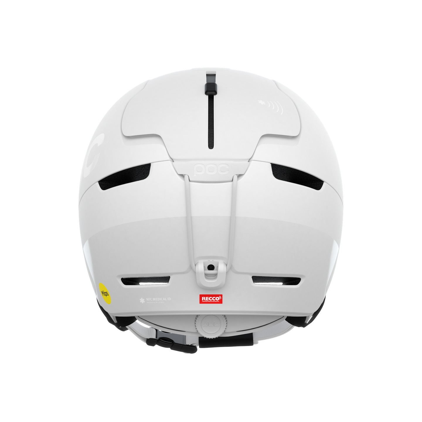 POC Obex BC MIPS Casco da Sci Unisex-Adult Bianco Hydrogen Matt - Taglie XS-S (51-54cm), M-L, XL-XXL, con Protezione Avanzata e Sistema MIPS