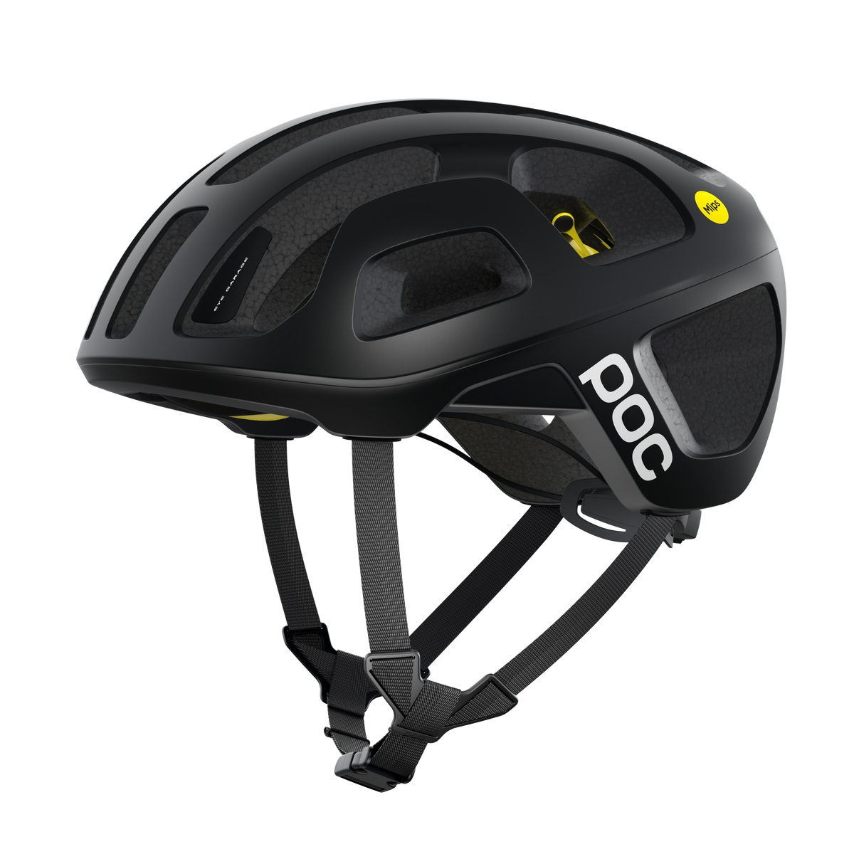 POC Octal MIPS Casco da Bici Nero - Altissima Resistenza, Ventilazione Ottimizzata, Leggero, Unisex, Taglie S/M/L