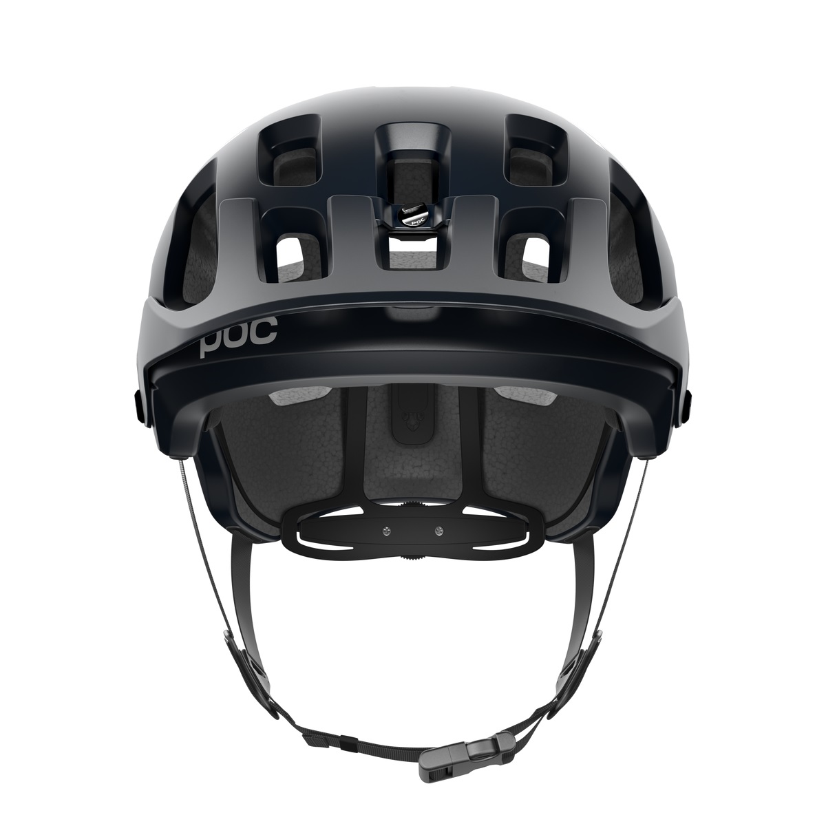 POC Tectal Casco da Bici Nero - Leggero, Ventilato, Protettivo per Trail, Enduro e All-Mountain
