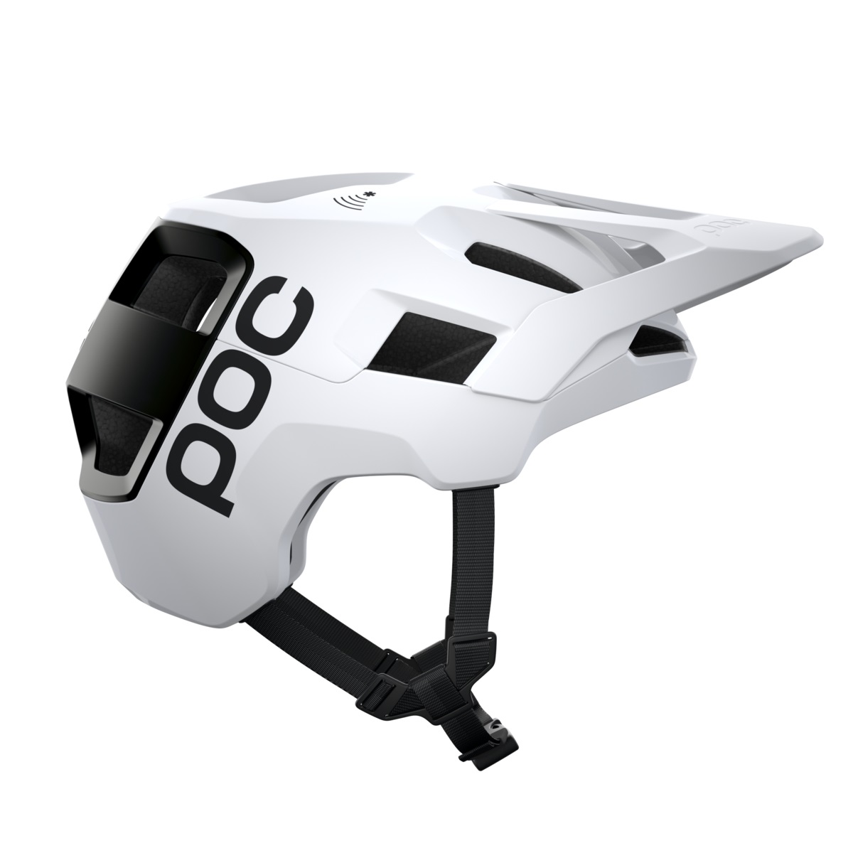 POC Kortal Race MIPS - Casco MTB Bianco, Leggero e Ventilato con Tecnologia MIPS per Trail e Enduro