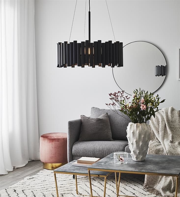 Markslöjd Level Lampada a Soffitto Nero - 3x E27, 60W, Design con Tubi Neri, Luce Regolabile