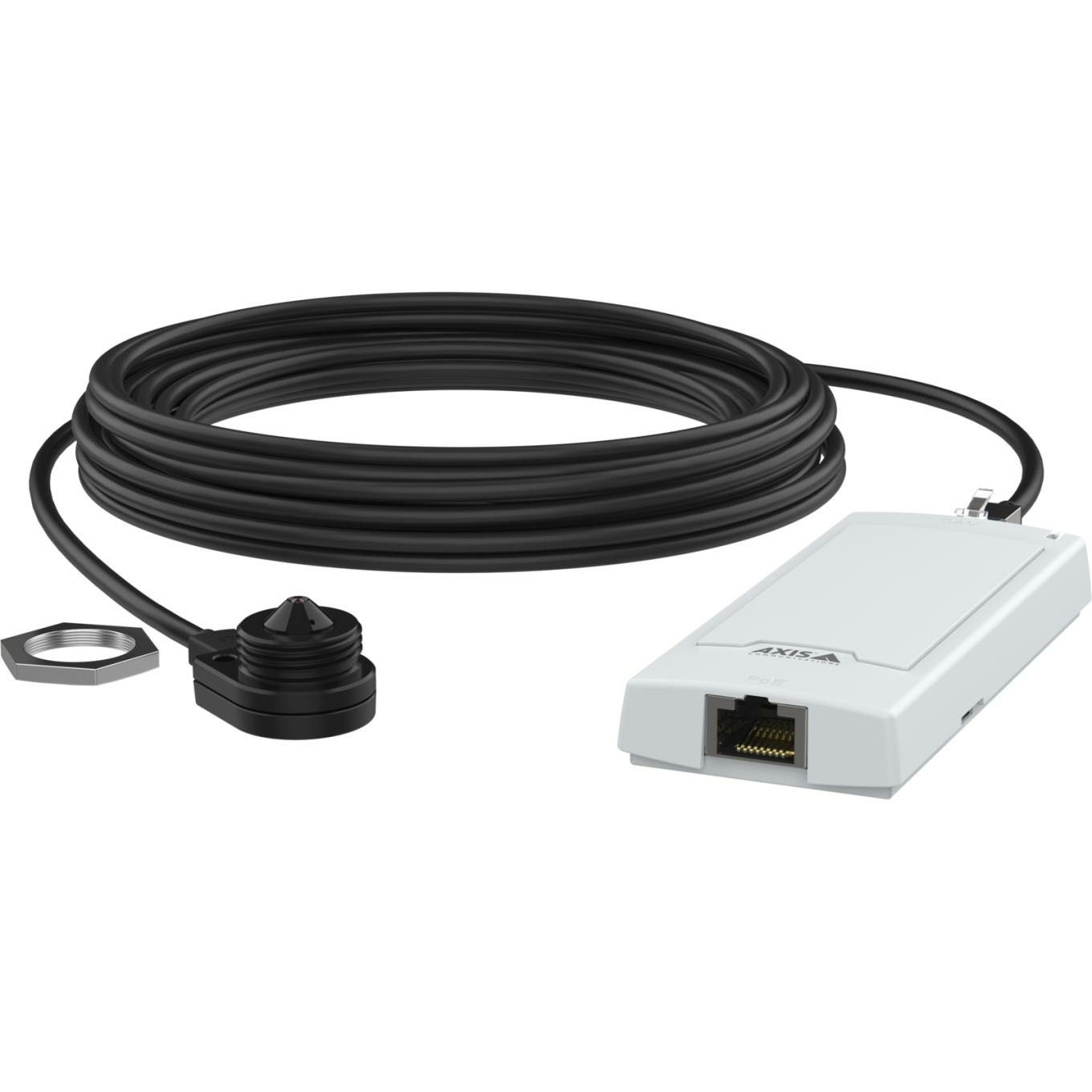 Axis P1265 Mk II - Telecamera di Sicurezza IP Nascosta per Interni, Montaggio a Soffitto, Risoluzione 1920 x 1080 Pixel, Colori Nero e Bianco