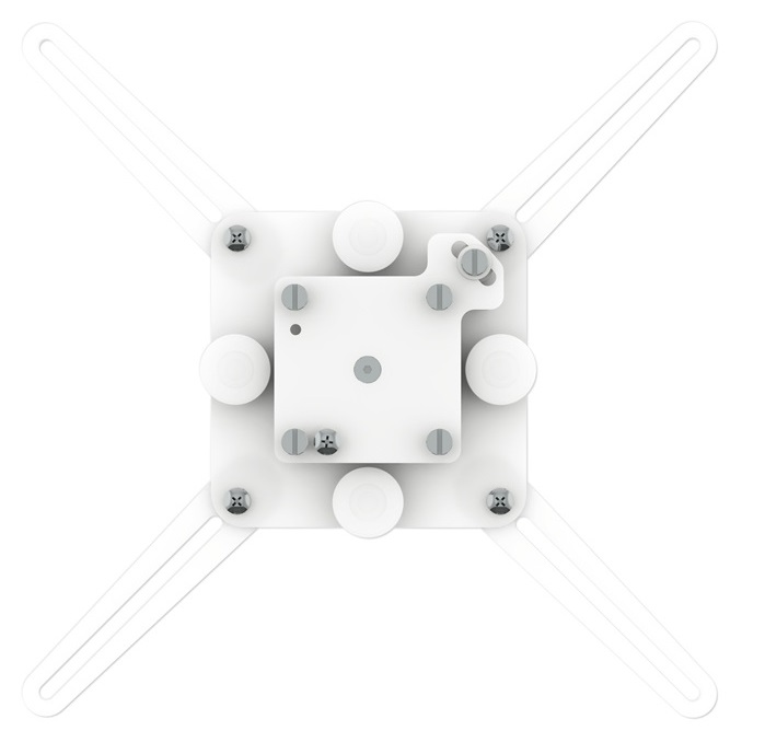 SMS Smart Media Solutions CMV385-535 Supporto per Proiettore da Soffitto Bianco - Regolabile 385-535 mm, Capacità 20 kg