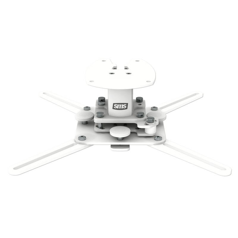 SMS Smart Media Solutions PP140003 Supporto per Proiettore Soffitto Bianco - Capacità 20 kg, Lunghezza 79 cm, Garanzia 60 mesi