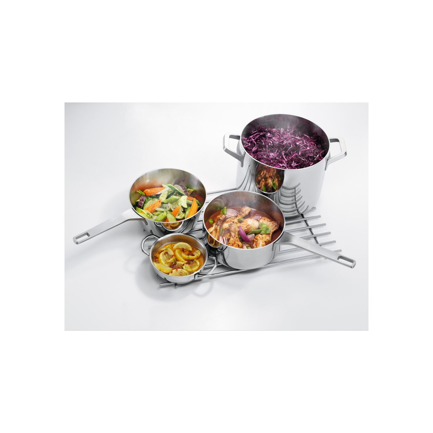Electrolux RGG6243LOX Piano Cottura a Gas 60 cm Da Incasso con 4 Fuochi, Acciaio Inox Antimpronta, Bruciatore Tripla Corona e Griglie Speciali in Estetica Nera