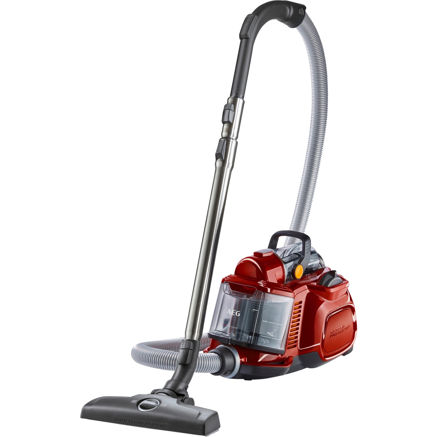 AEG LX7 Aspirapolvere senza sacco 750W Rosso Peperoncino con Tecnologia Silence Pro e Bocchetta Turbo