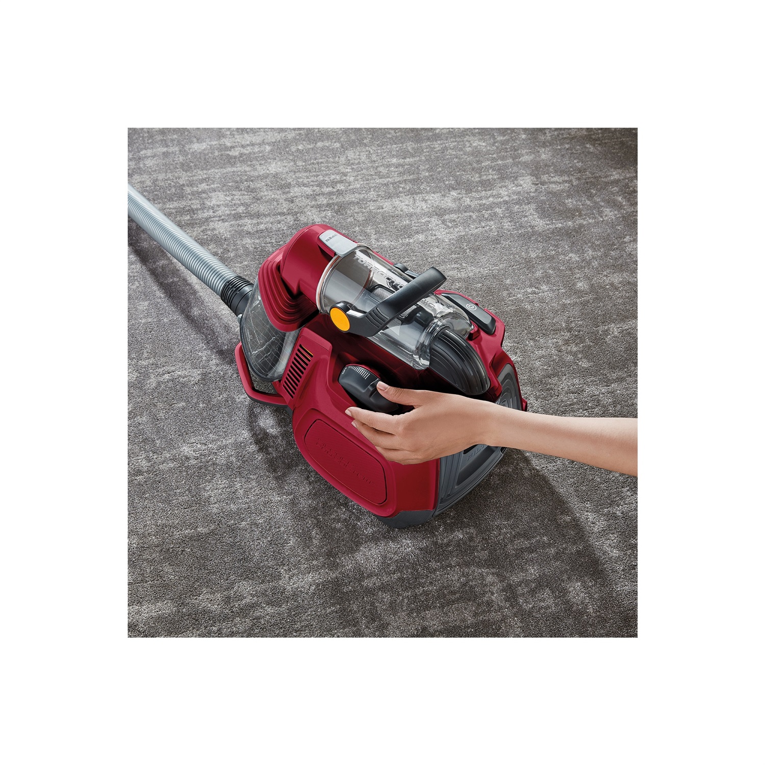 AEG LX7 Aspirapolvere senza sacco 750W Rosso Peperoncino con Tecnologia Silence Pro e Bocchetta Turbo