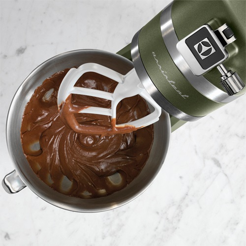 Electrolux EKM5550 Impastatrice Planetaria 1200 W, 4,8 L, Verde, Acciaio Inox, 10 Velocità