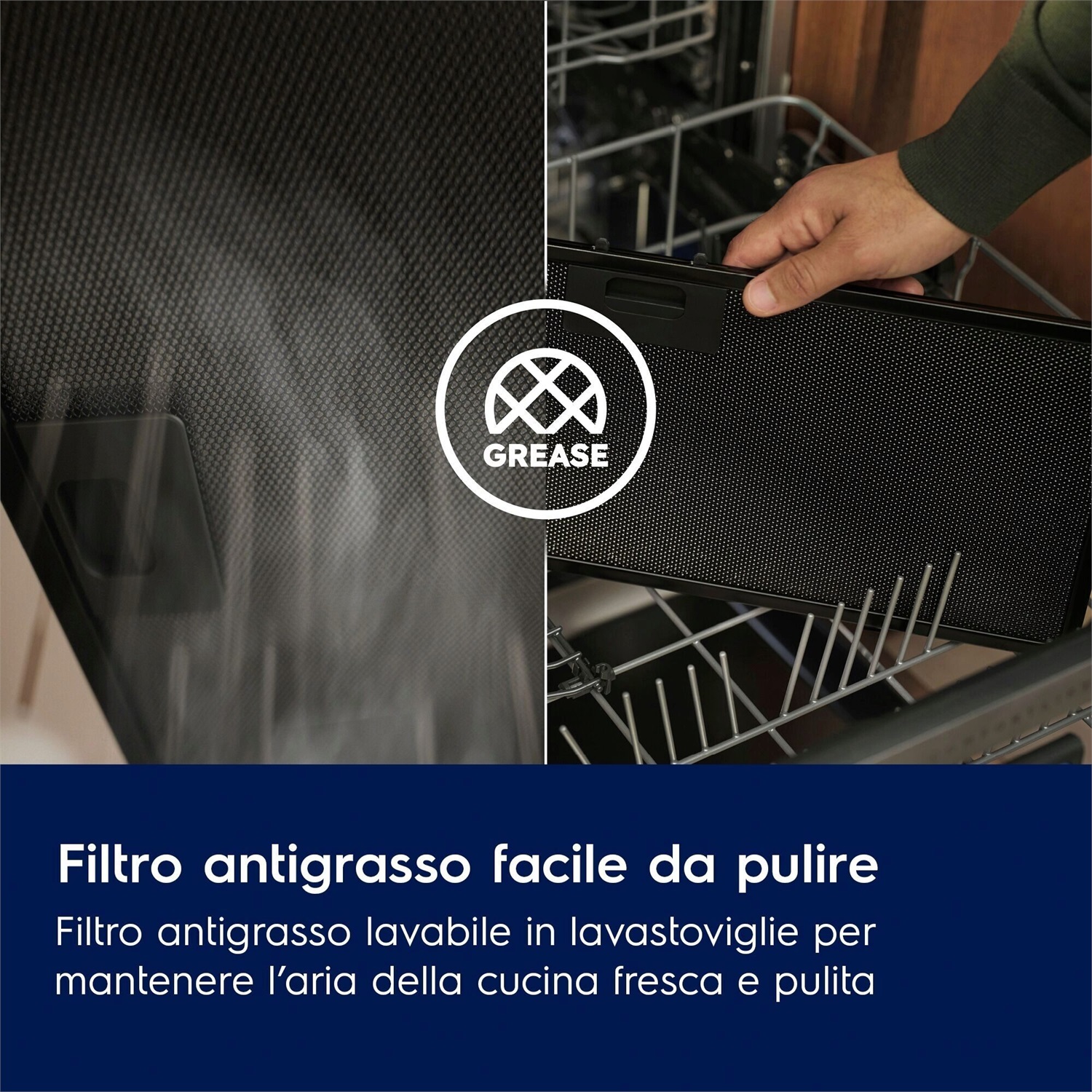 Electrolux LFT419X Cappa Aspirante a Parete 90 cm in Acciaio Inox 600 m³/h con Illuminazione LED e 3 Velocità