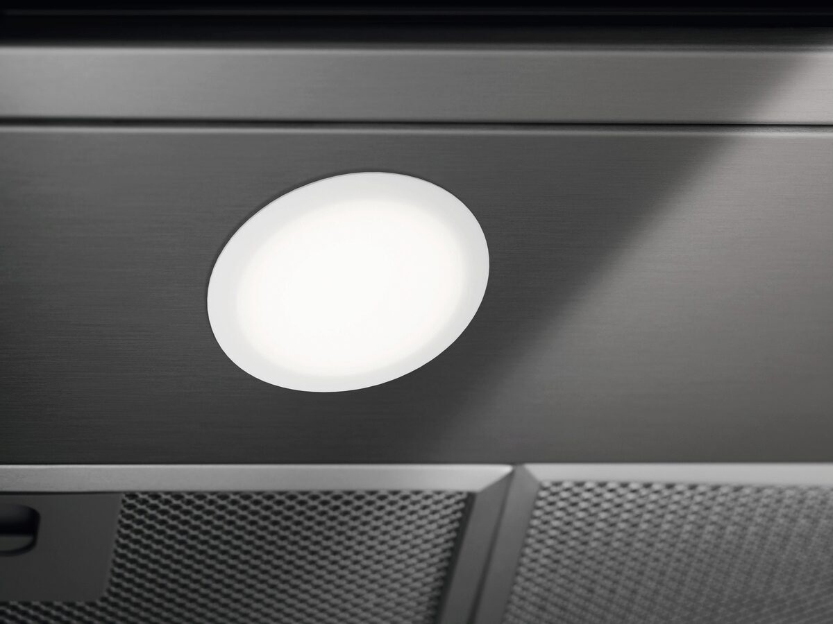 Electrolux LFT419X Cappa Aspirante a Parete 90 cm in Acciaio Inox 600 m³/h con Illuminazione LED e 3 Velocità