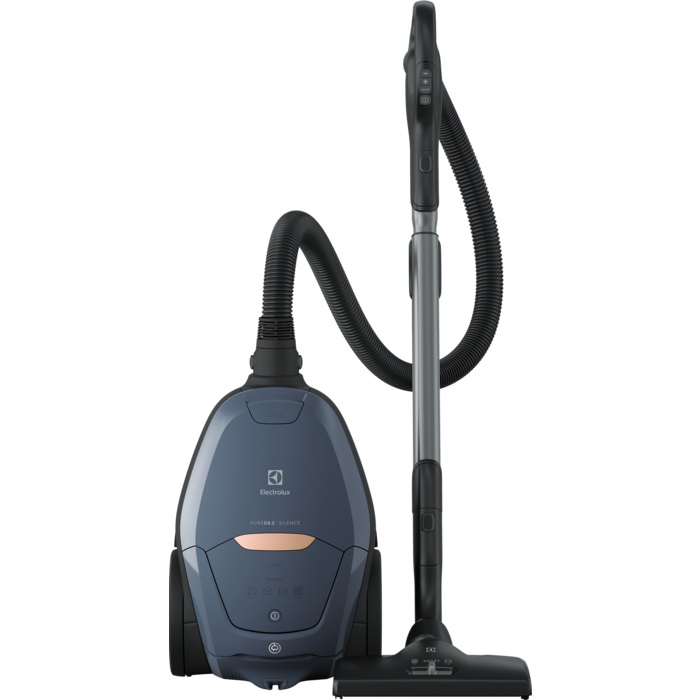 Electrolux PD82-8DB Aspirapolvere a Traino con Sacco 600 W Ultra Silenzioso 3,5 L Blu con Tecnologia SmartMode e PureSound